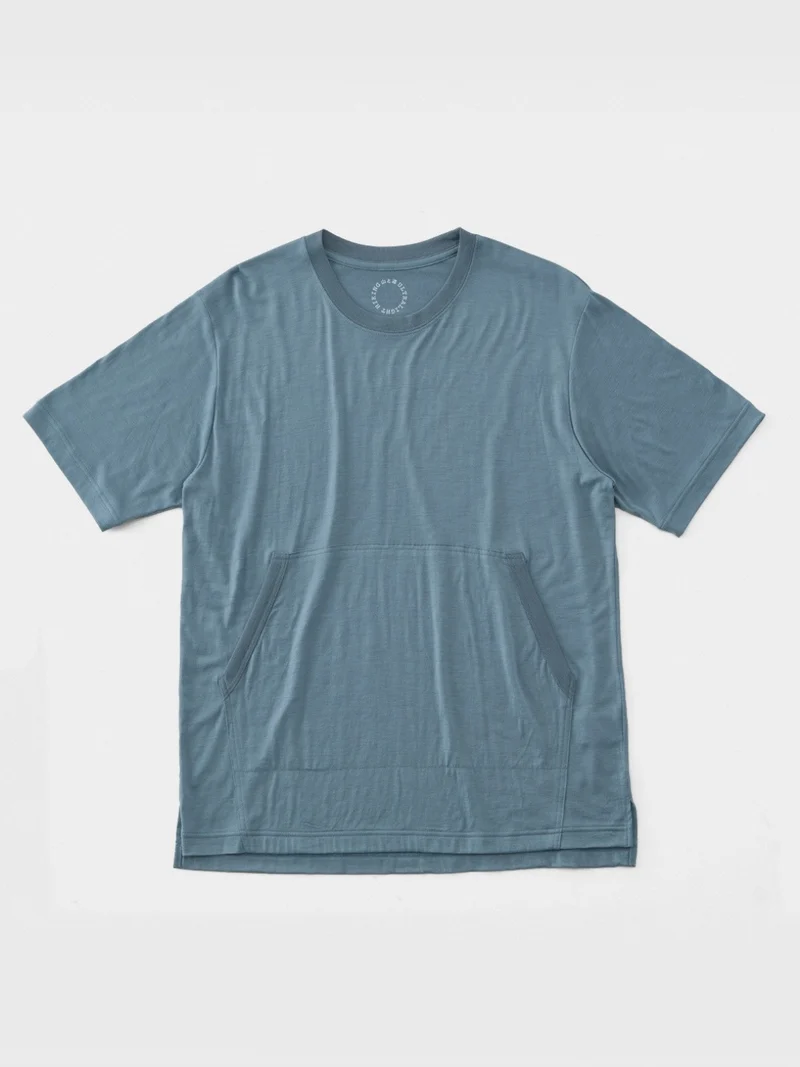100% Light Merino Kangaroo #Blue Gray｜山と道