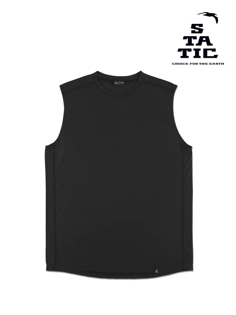 RAW Sleeveless #Off Black [36210]｜STATIC