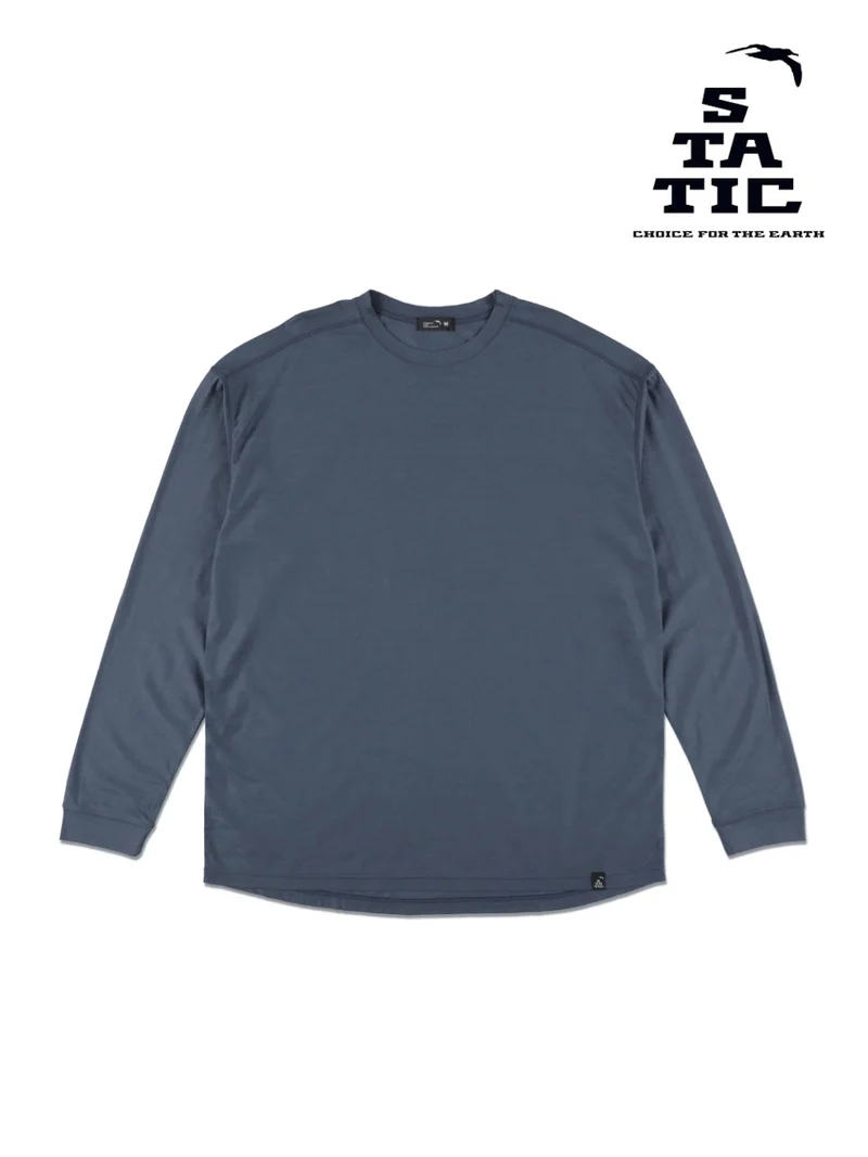 RAW L/S #Dusky Blue [36212]｜STATIC