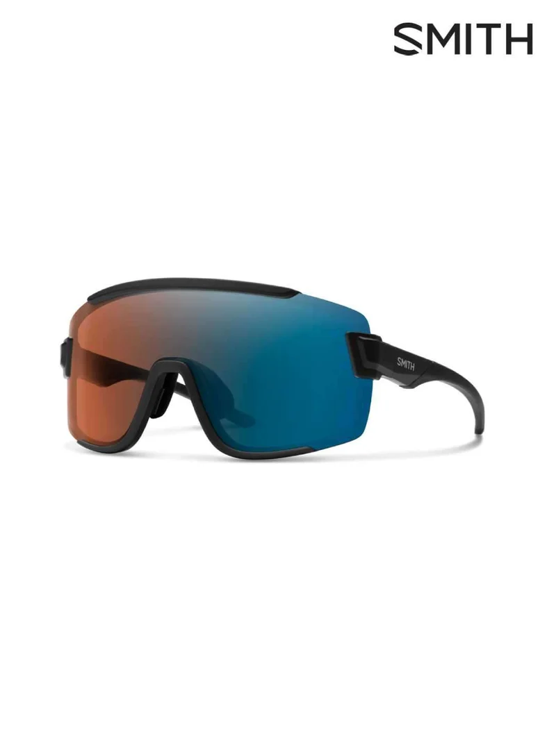 Wildcat Asia Fit CP-Glacier Photochromic Copper Blue Mirror & Clear #Matte Black [205000926]｜SMITH
