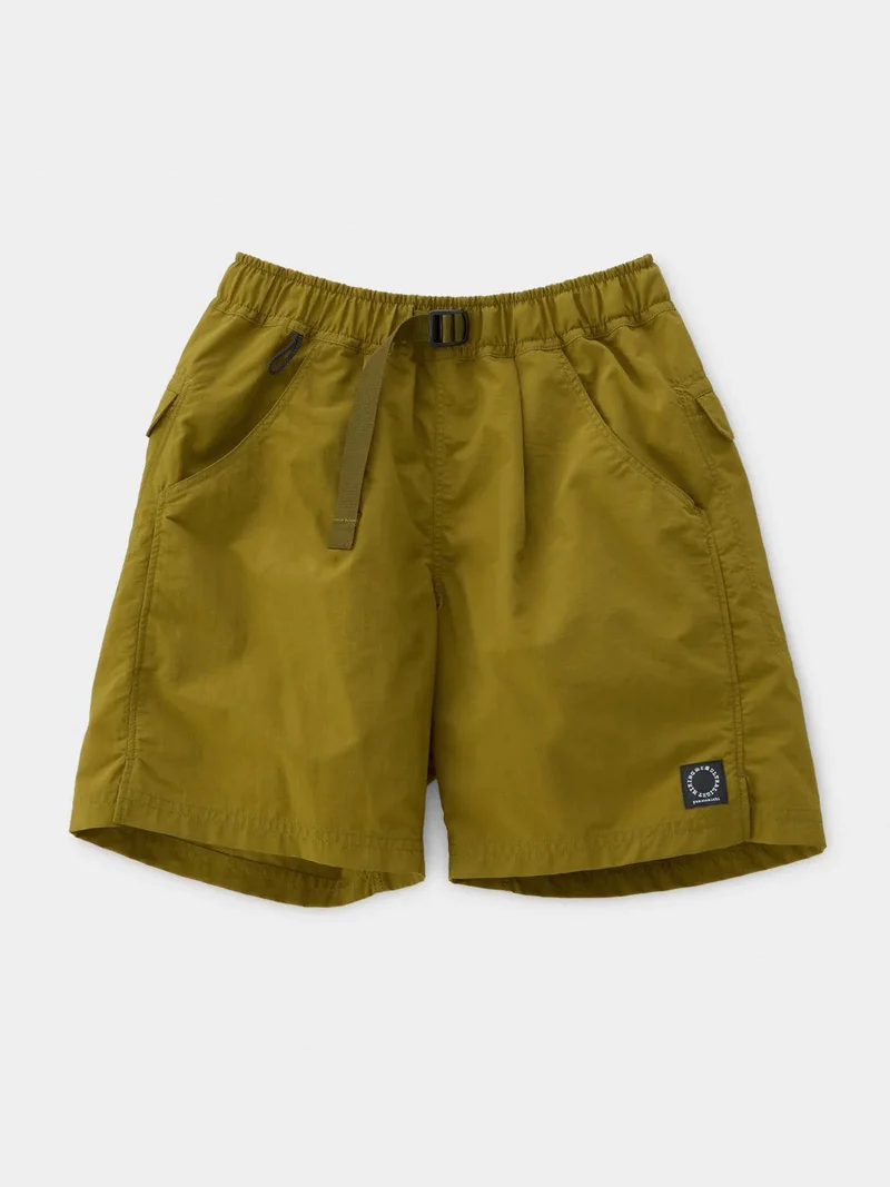 5-Pocket Long Shorts #Olive Khaki｜山と道