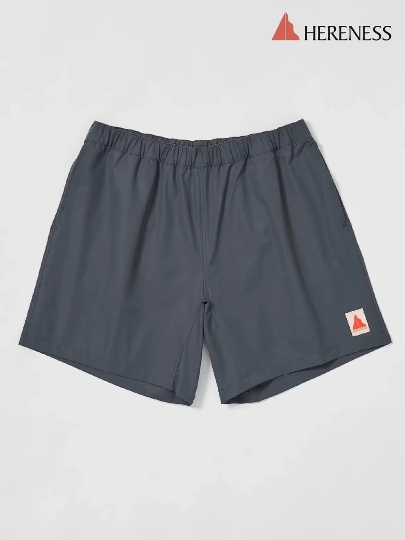 Women's Sugarcane Shorts #Volcanic Gray｜HERENESS
