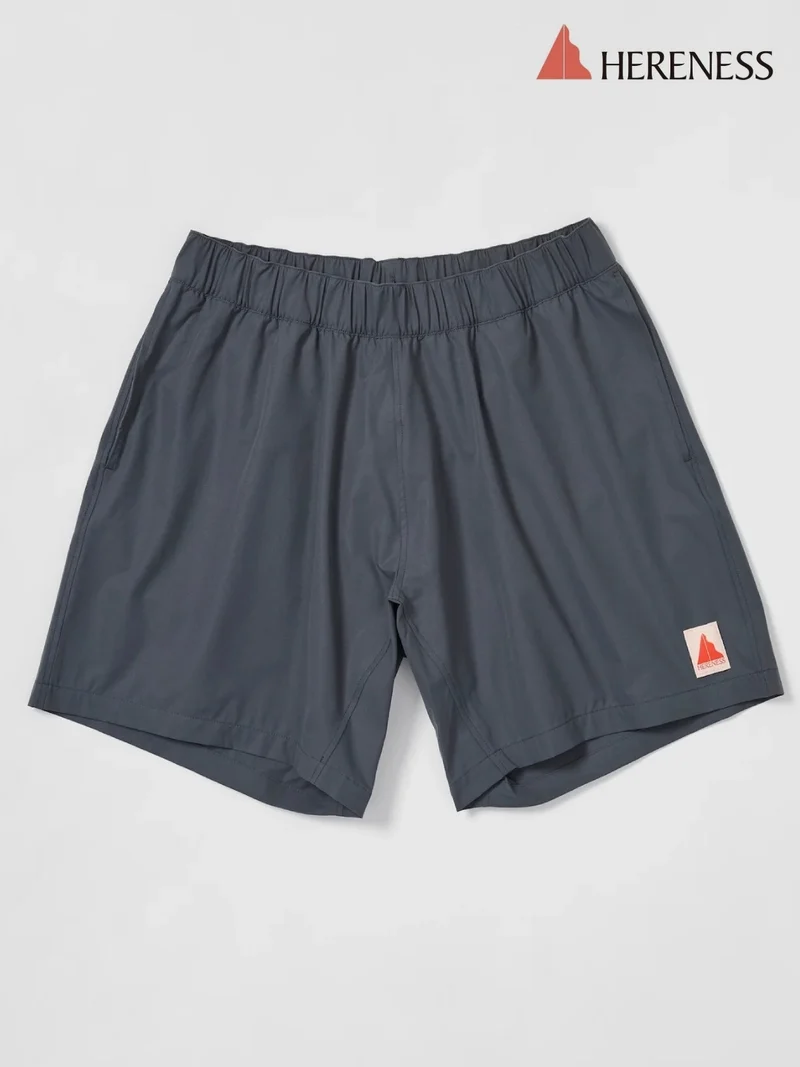 Sugarcane Shorts #Volcanic Gray｜HERENESS
