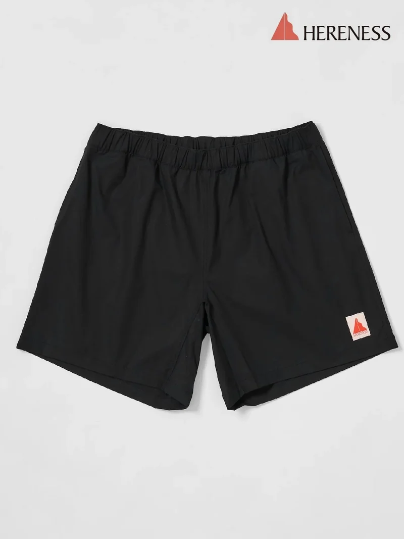 Women's Sugarcane Shorts #Black｜HERENESS