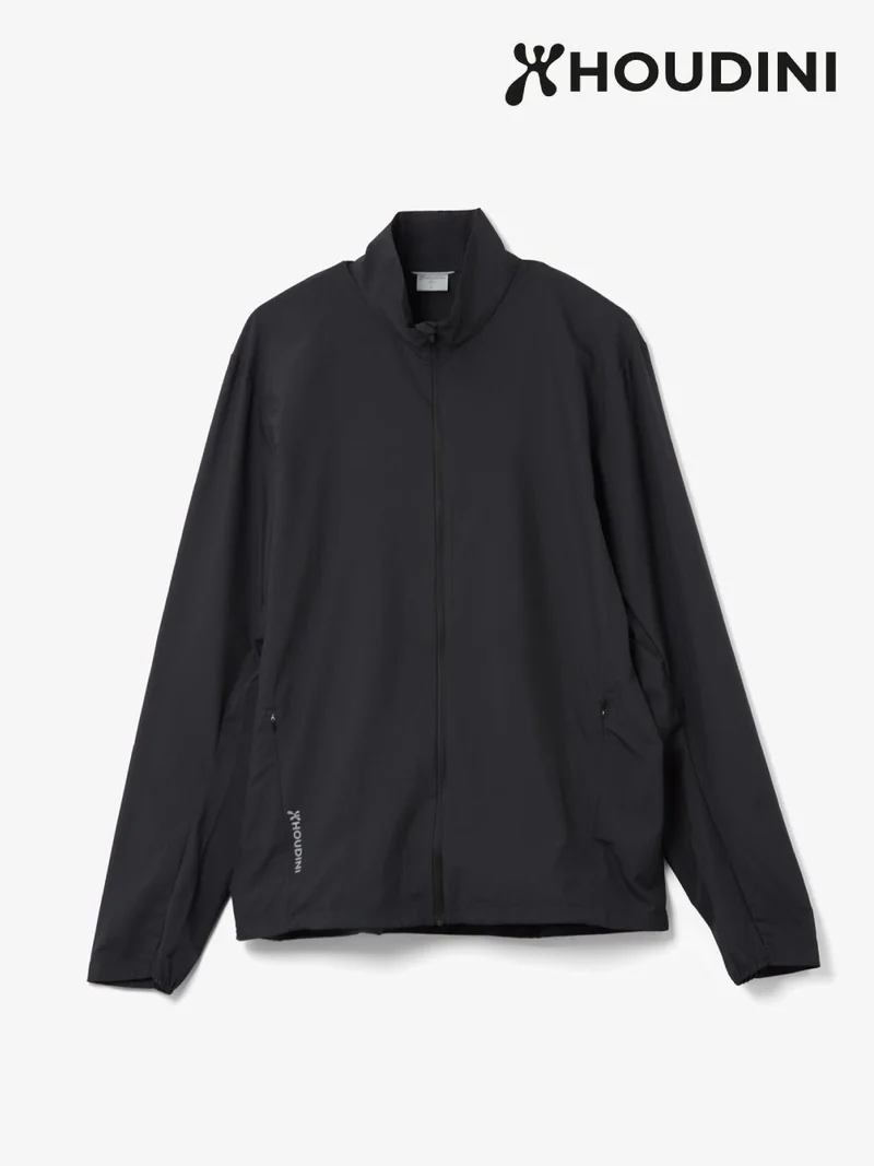 Men's Pace Trail Jacket #True Black [810058]｜HOUDINI
