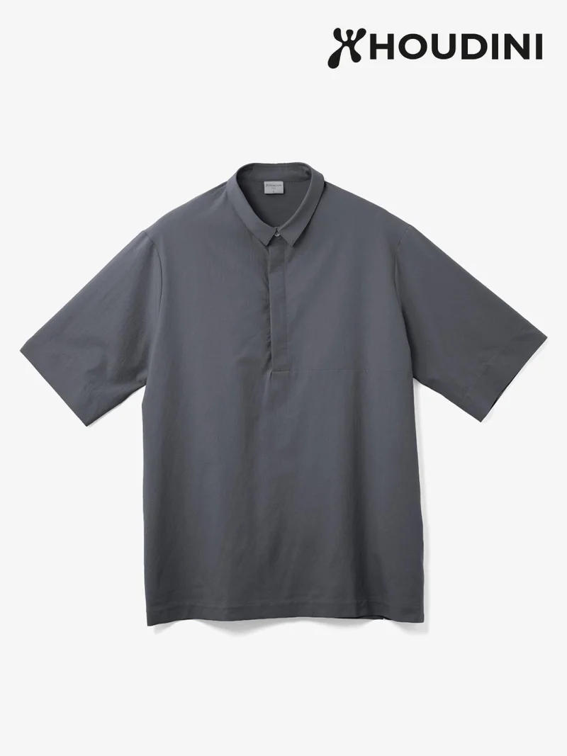 Men's Cosmo Shirt #Thunder Gray [238724]｜HOUDINI