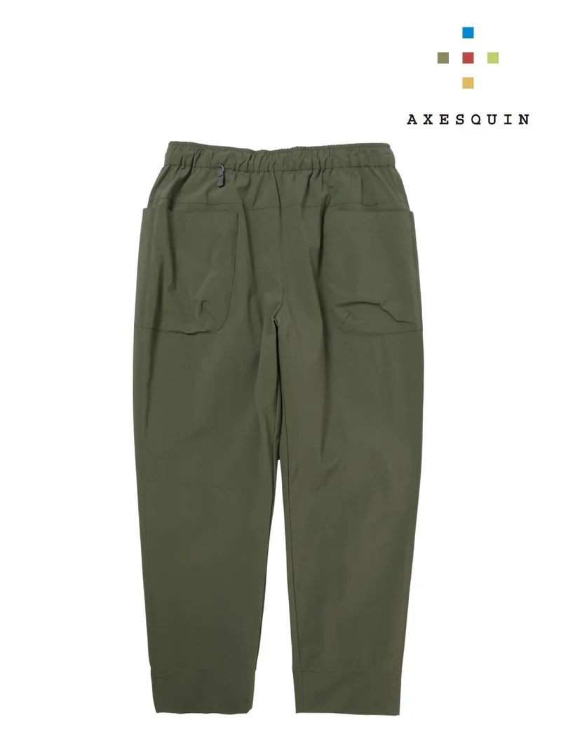 ソフトシェルのパンツ #オリーブネズミ [22027]｜AXESQUIN