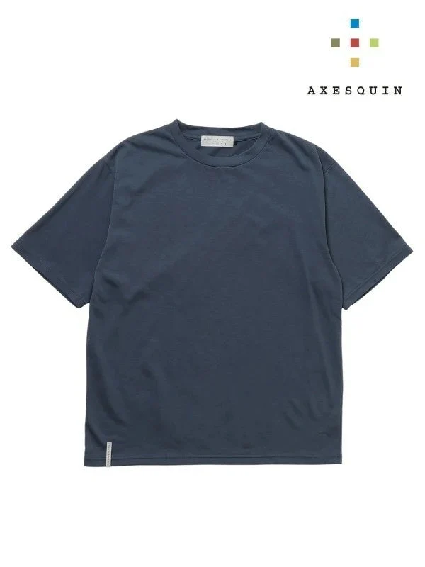 ショートスリーブのＴシャツ #アオニビ [21073]｜AXESQUIN