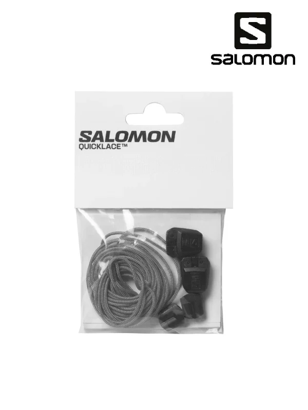QUICKLACE KIT #Ftw Silver / Black / Black [L47379400]｜SALOMON