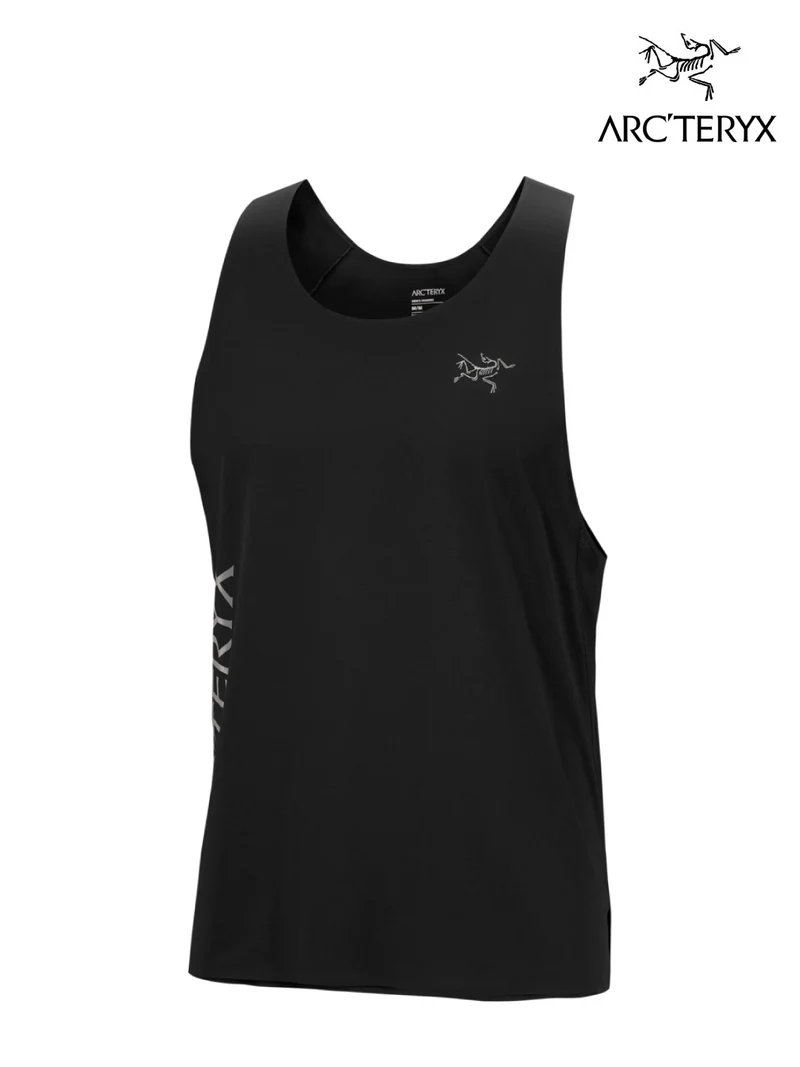 Norvan Downword Logo Tank #Black [X00001034401]｜ARC'TERYX