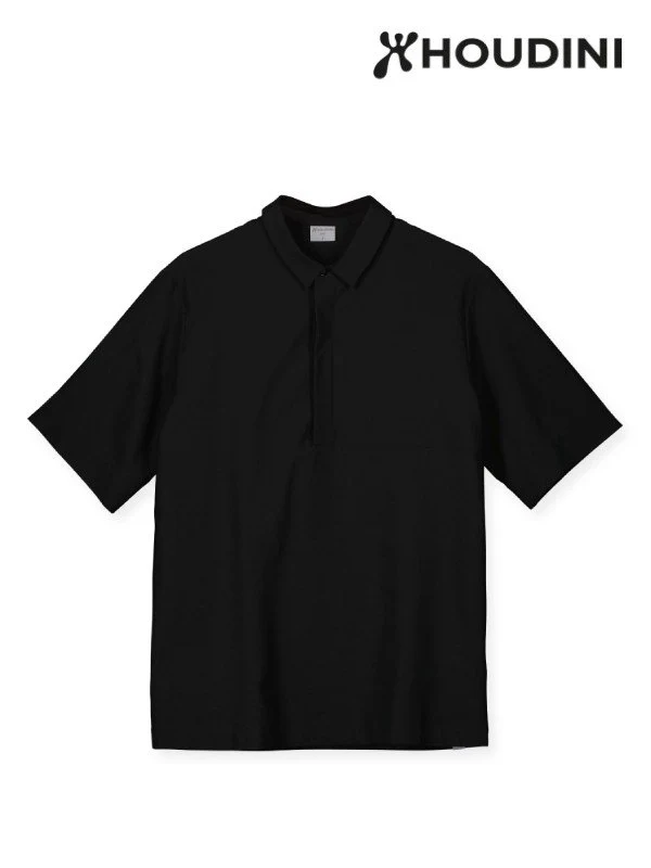 Men's Cosmo Shirt #True Black [238724]｜HOUDINI
