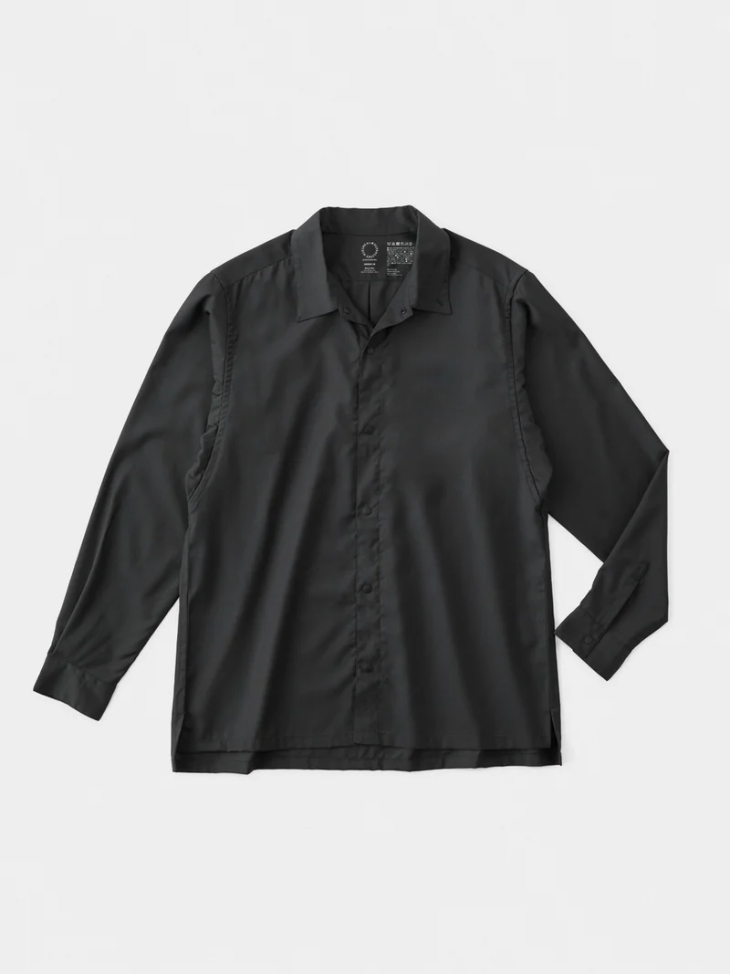 Merino Shirt #Charcoal｜山と道