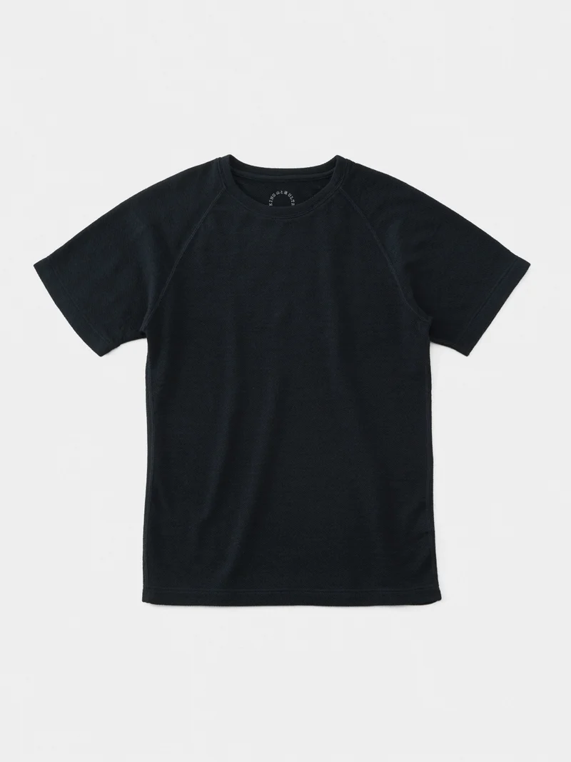DF Mesh Merino T-shirt #Night Blue｜山と道