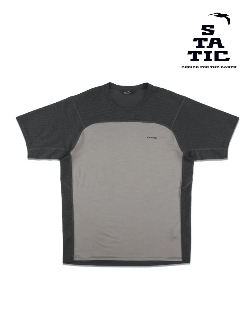 Chord Wool S/S Shirts #Teak [105202]｜STATIC