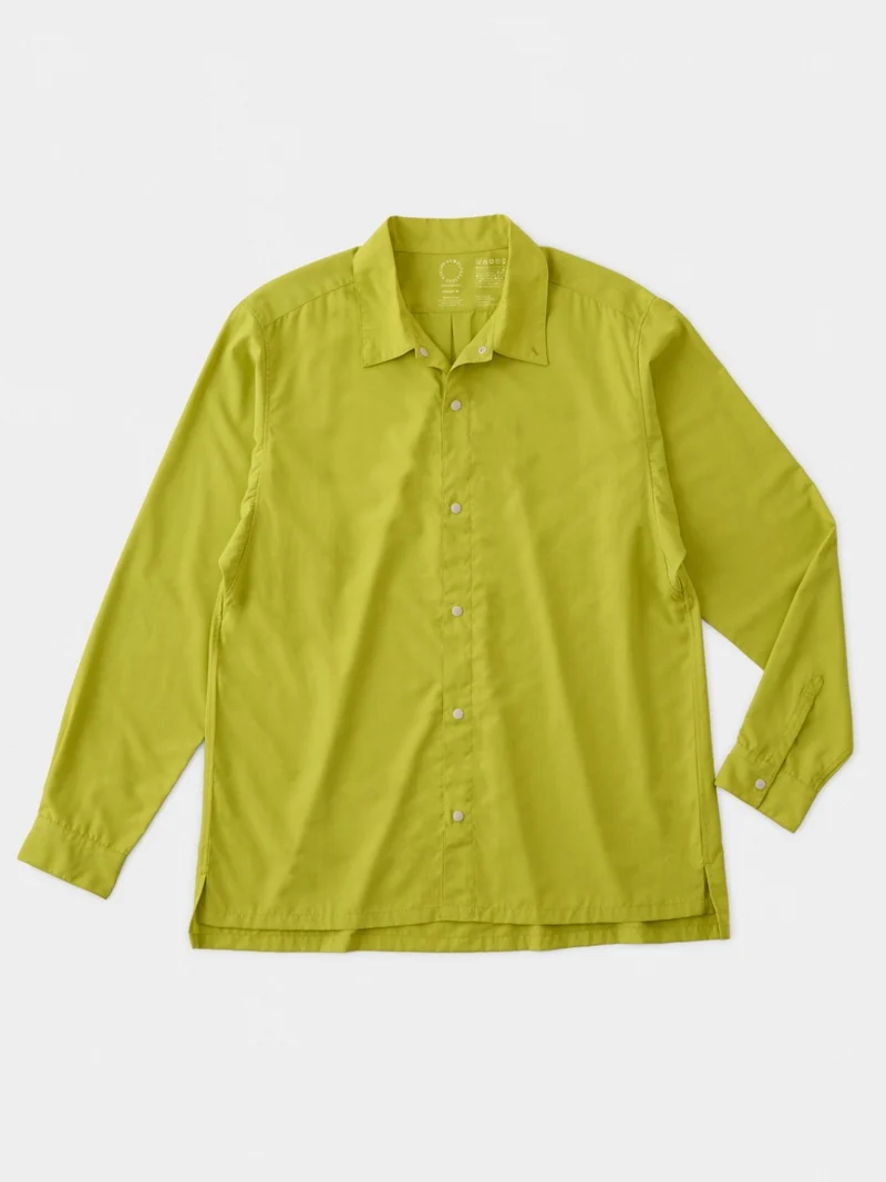 Bamboo Shirt #Lemon Grass ｜山と道