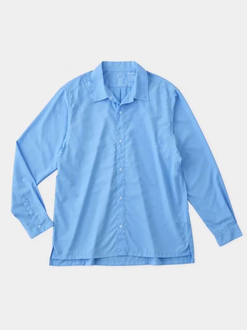 Bamboo Shirt #Light Blue ｜山と道