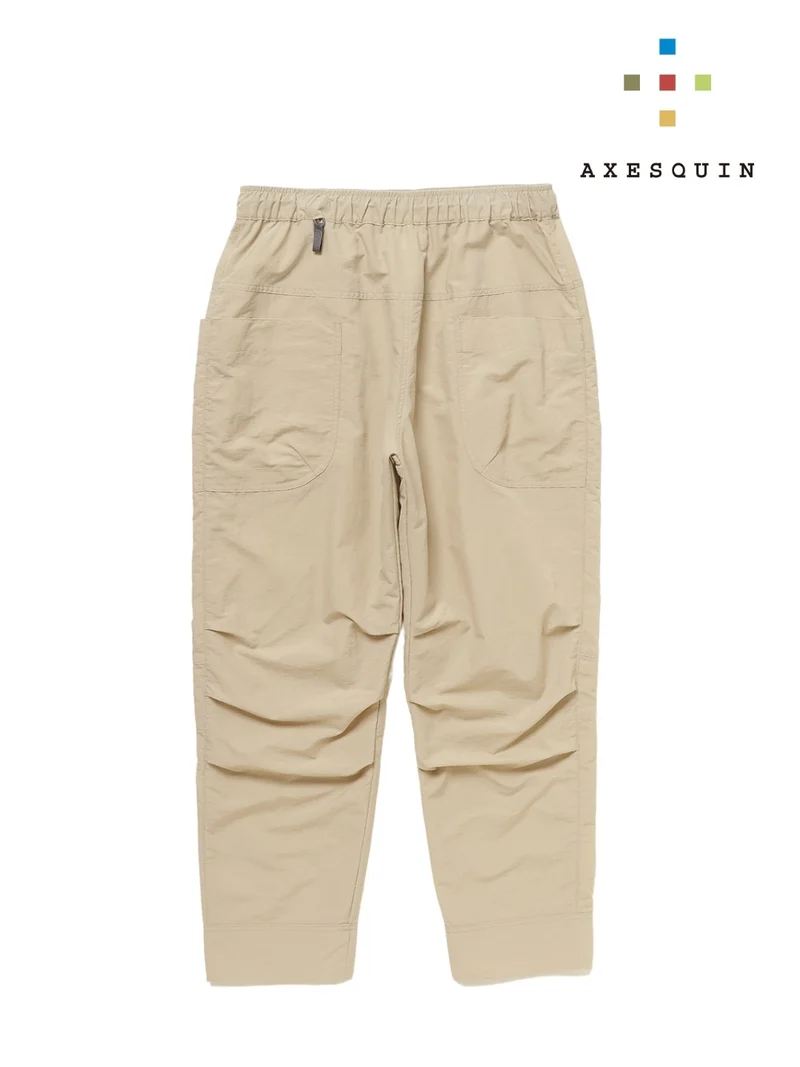 タッサーナイロンのパンツ #ベージュ [22037]｜AXESQUIN