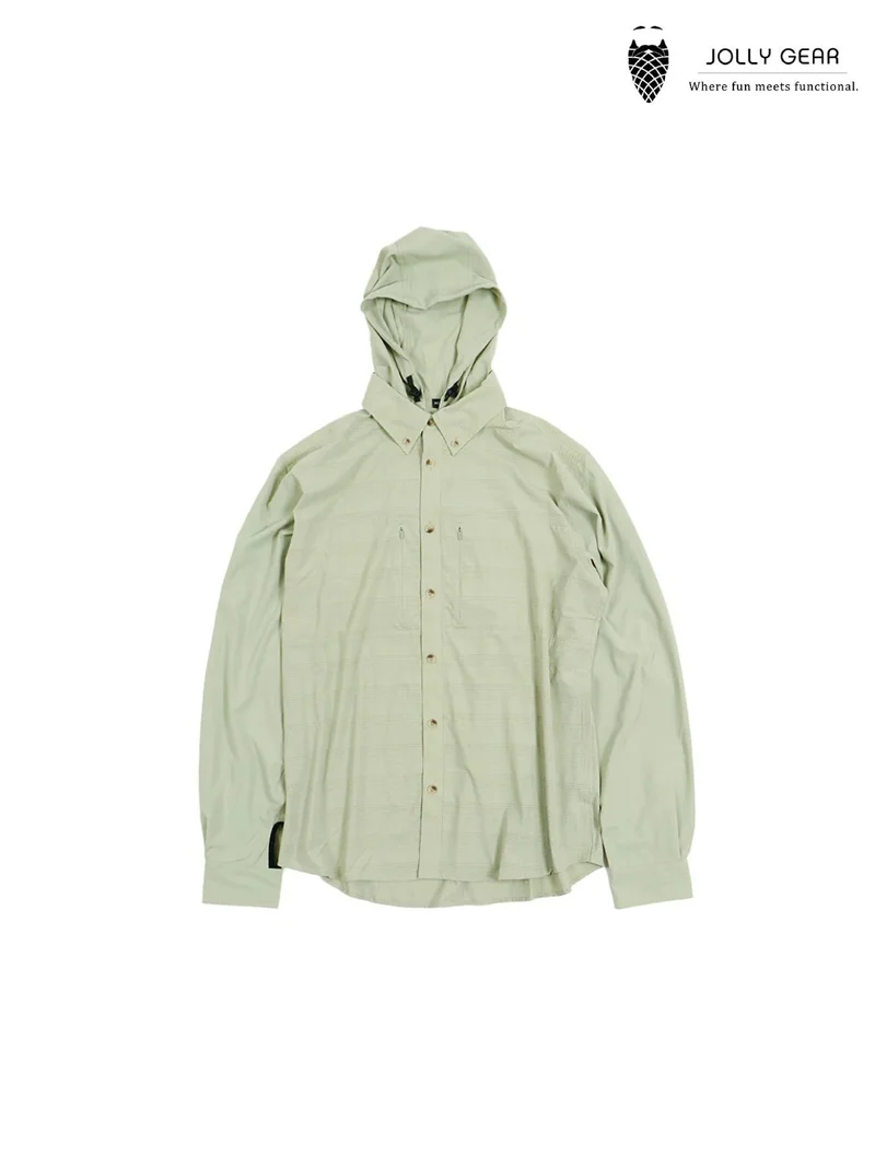 TRIPLE CROWN BUTTON DOWN LONG SLEEVE #Evergreen UL｜Jolly Gear