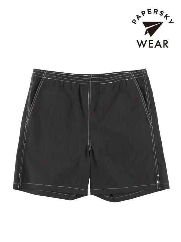 CAVE EASY SHORT PANTS #BLACK [PS231312]｜PAPERSKY WEAR