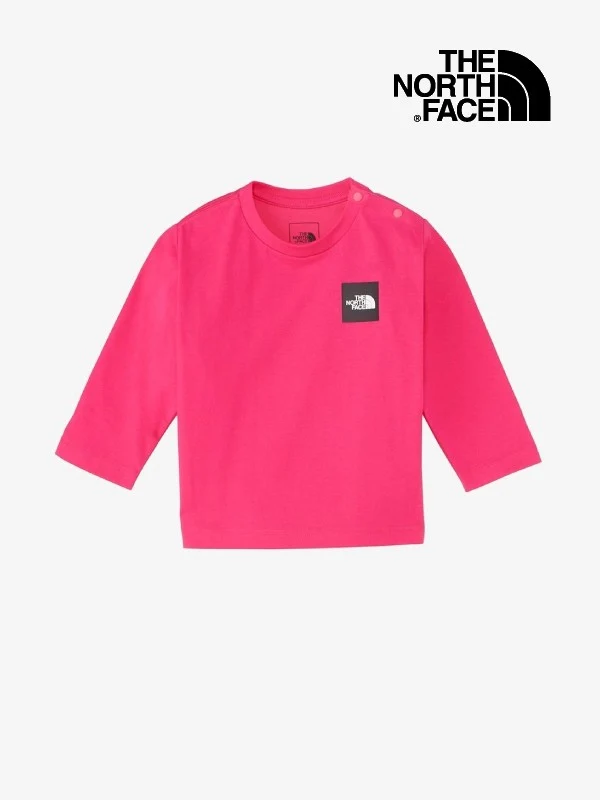 Baby L/S Small Square Logo Tee #MP [NTB32357]｜THE NORTH FACE