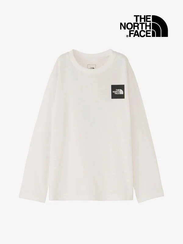 Kid's L/S Small Square Logo Tee #WW [NTJ32357｜THE NORTH FACE