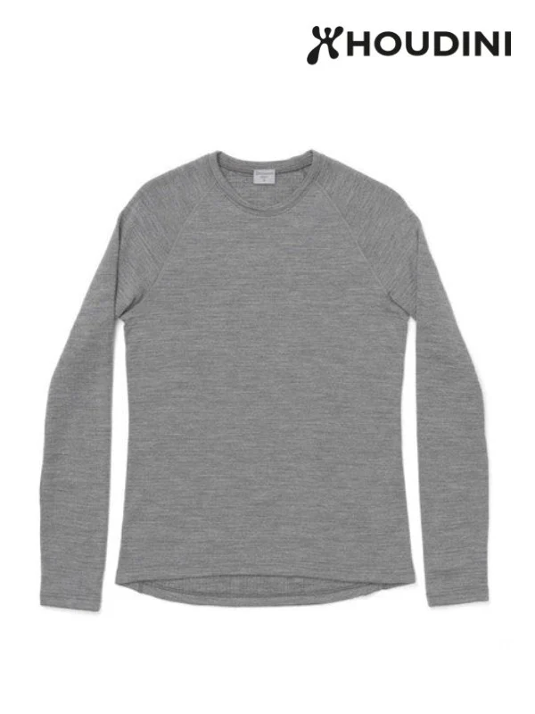 Women's Desoli Thermal Crew #College Grey [840024]｜HOUDINI