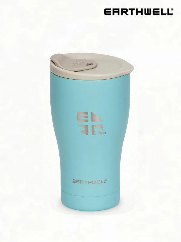 16oz Early Riser Lid Tumbler #Aqua Blue [VT16-ER20-30]｜EARTHWELL