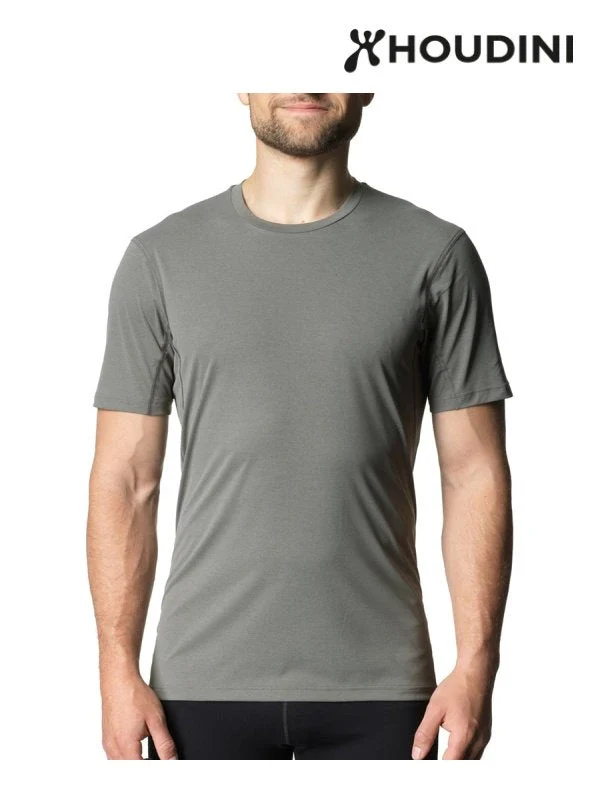 Men's Pace Air Tee #Geyser Grey [860019]｜HOUDINI