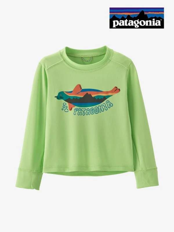 Baby Long-Sleeved Capilene Silkweight UPF T-Shirt #FLSN [61246]｜patagonia