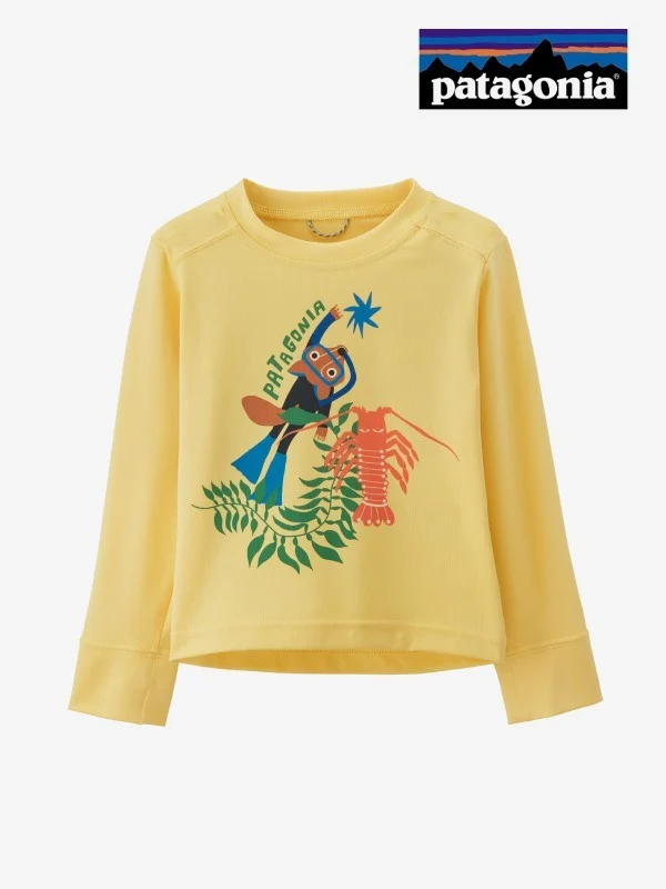 Baby Long-Sleeved Capilene Silkweight UPF T-Shirt #FXMI [61246]｜patagonia