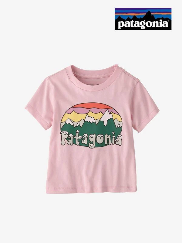 Baby Fitz Roy Flurries T-Shirt #PELP [60382]｜patagonia