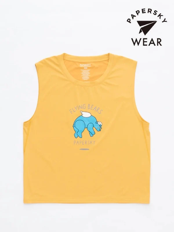 Apres Run Mascot-TANK TOP #YELLOW [PS241026]｜PAPERSKY WEAR