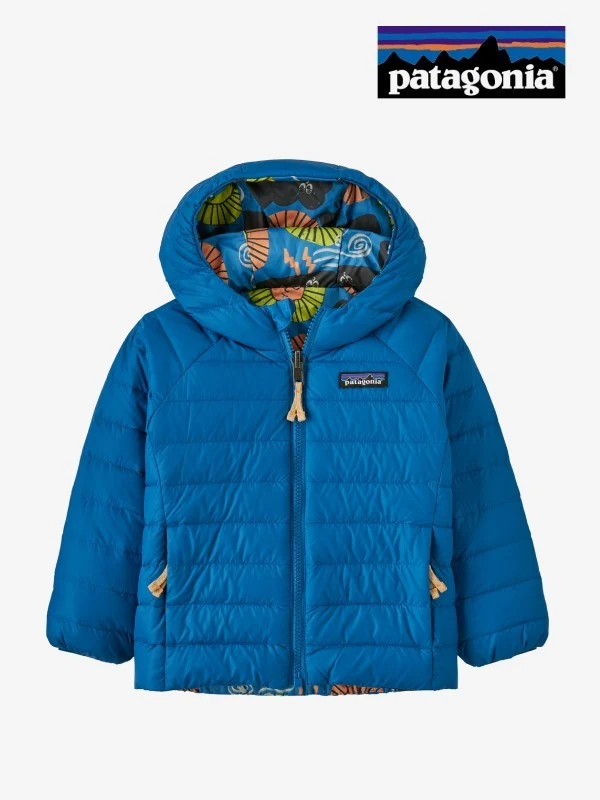 Baby Reversible Down Sweater Hoody #FNVL [61372]｜patagonia
