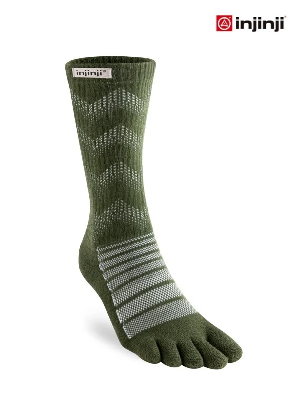 アウトドアMWクルーウール #フォレスト [223670]｜injinji