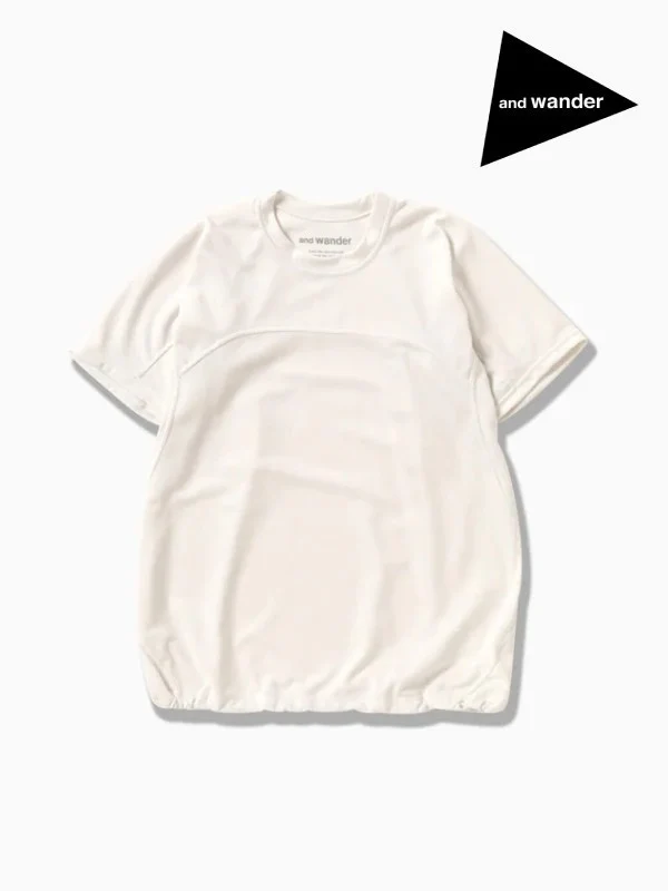 Women's dry jersey SS T #031/off white [5164037]｜and wander