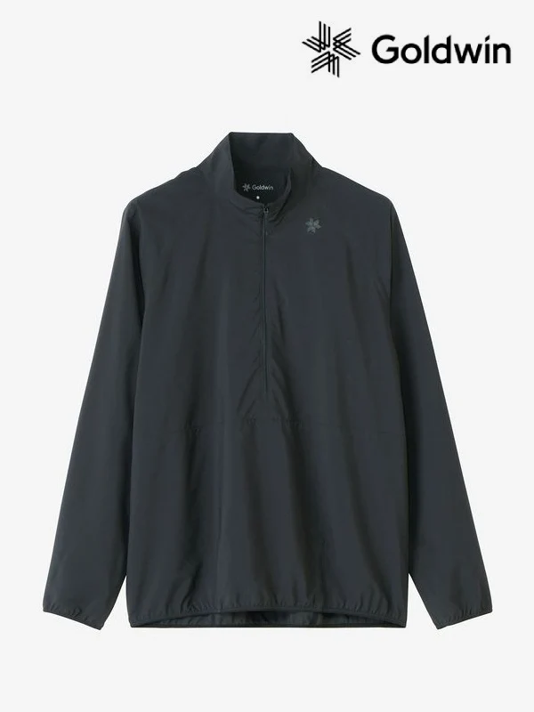 Floating Wind Shell Half Zip Pullover #BK [GM15102]｜GOLDWIN