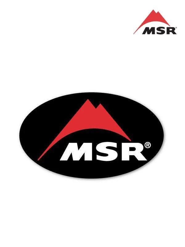 ロゴオーバルステッカー [36904]｜MSR