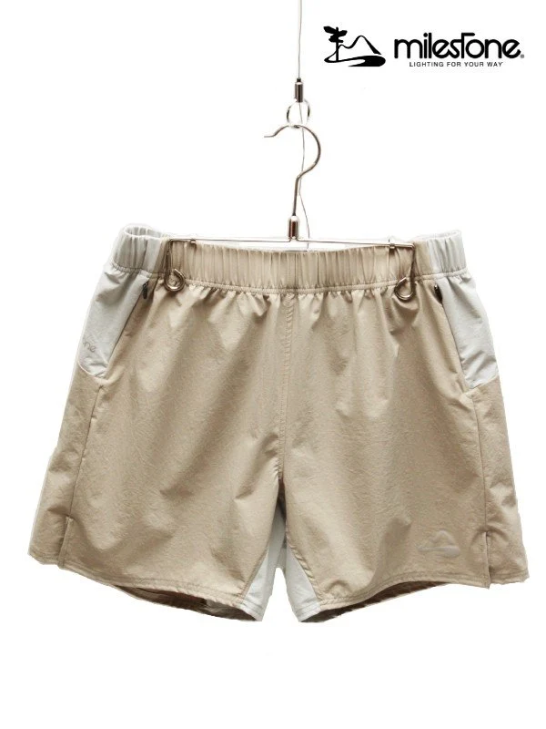 Natty Shorts 5-inch 2.0 #キナコベージュ [MSRS-002]｜milestone