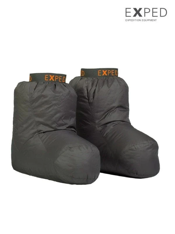 Down Sock #チャコール [394110]｜EXPED