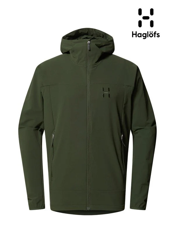 Rosson Softshell Hood Men #Seaweed Green [608423]｜HAGLOFS