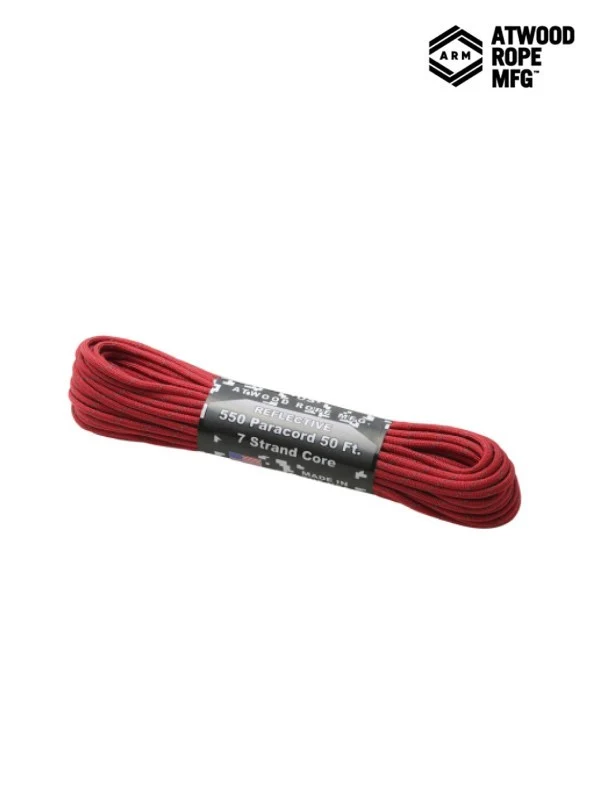 パラコード ＃リフレクティブ レッド [44023]｜Atwood Rope MFG.