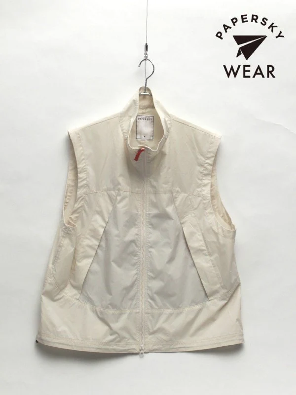 SURUGA BAY VEST #04 ECRU [PS251017]｜PAPERSKY WEAR