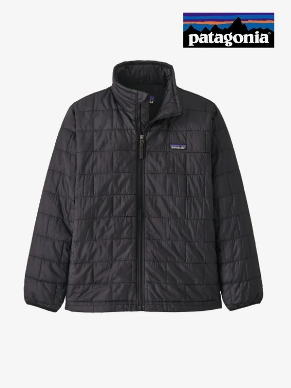 Kid's Nano Puff Brick Quilt Jacket #BLK [68001]｜patagonia