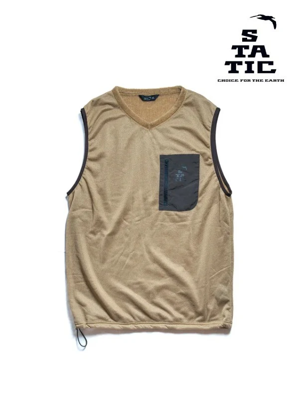 Adrift Vest #Wheat [24501]｜STATIC