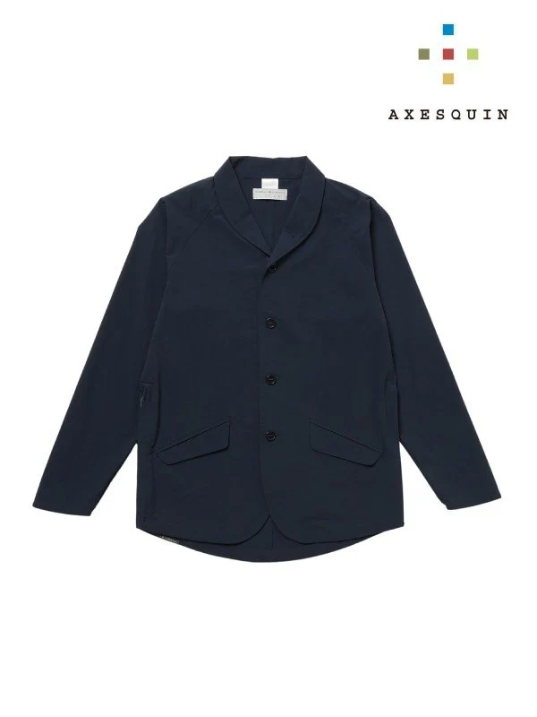 ソフトシェルのハイキングジャケット #スミイロ [021062]｜AXESQUIN