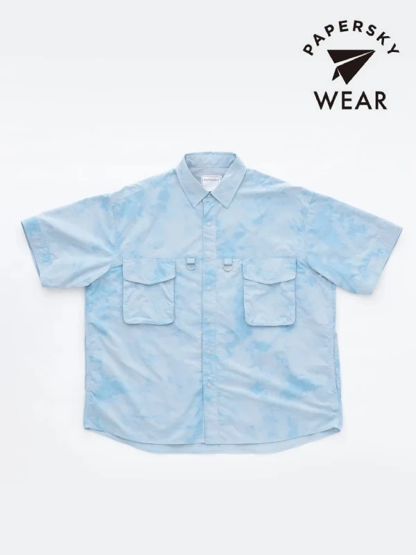 ACTIVE SKY HALF SHIRT #SKY [PS241003]｜PAPERSKY WEAR