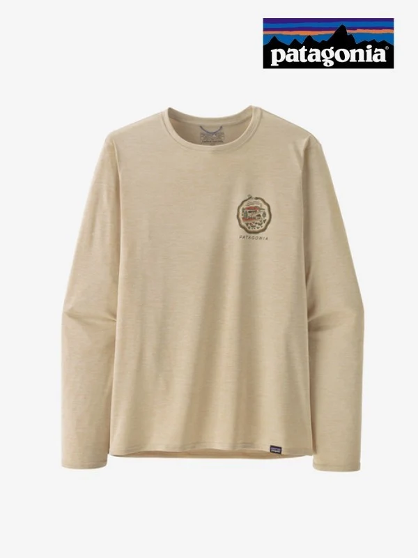 Men's L/S Cap Cool Daily Graphic Shirt - Lands #CTPX [45160]｜patagonia