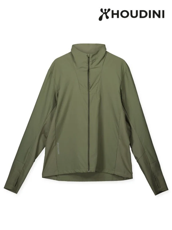 Men's Pace Wind Jacket #Sage Green [840005]｜HOUDINI