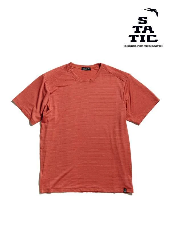 Men's All Elevation S/S Shirts #Smoked Pink [100223]｜STATIC