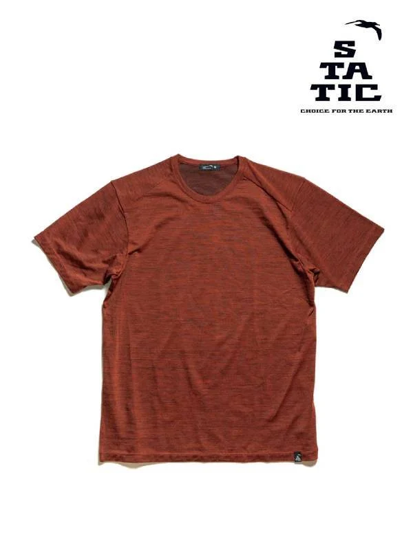 Frenzy S/S Shirts #Rust [100224]｜STATIC